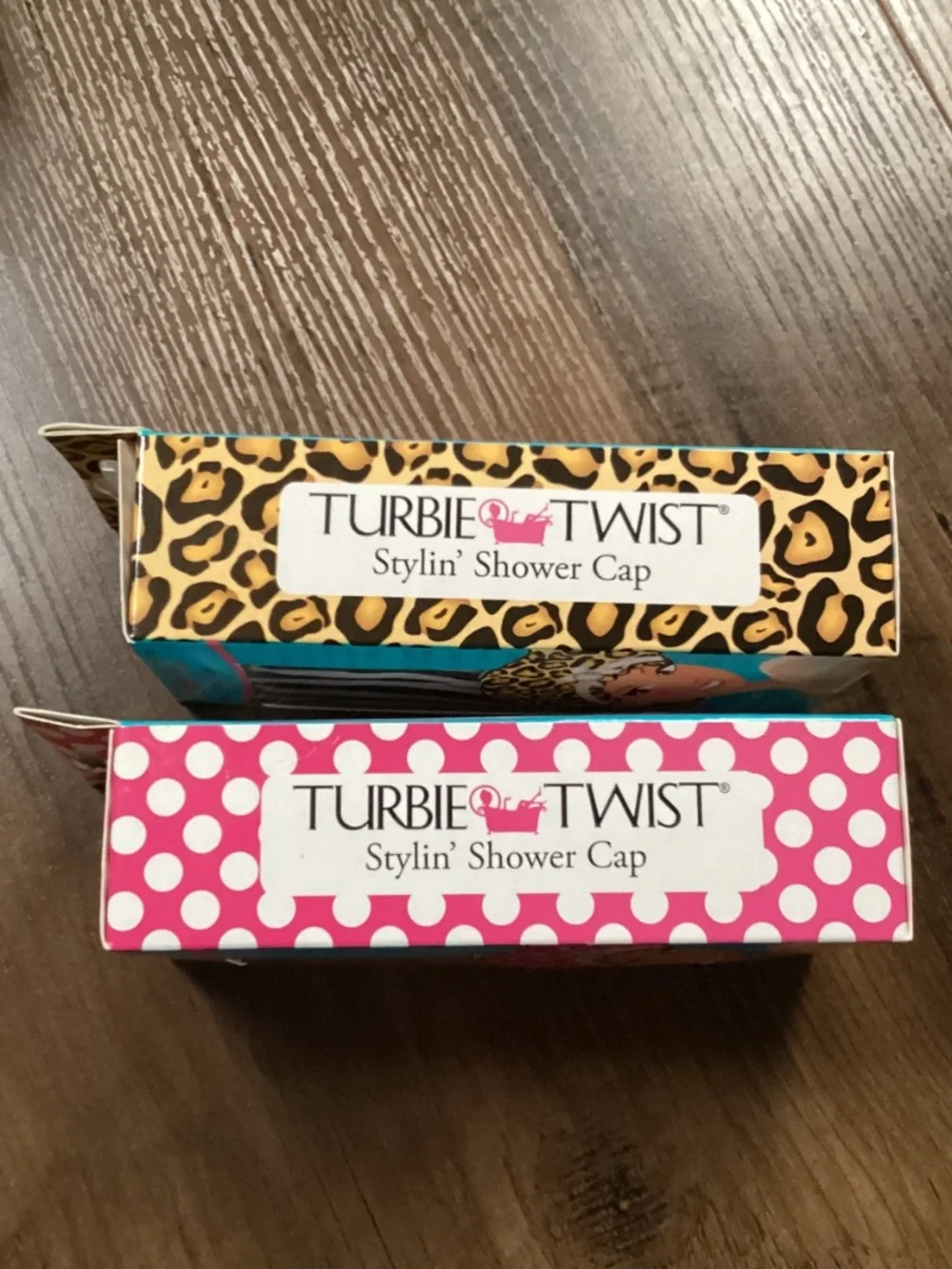 Turbie Twist shower caps set of two New